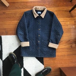 SOLD ☀️ Quilted Denim Chore Jacket